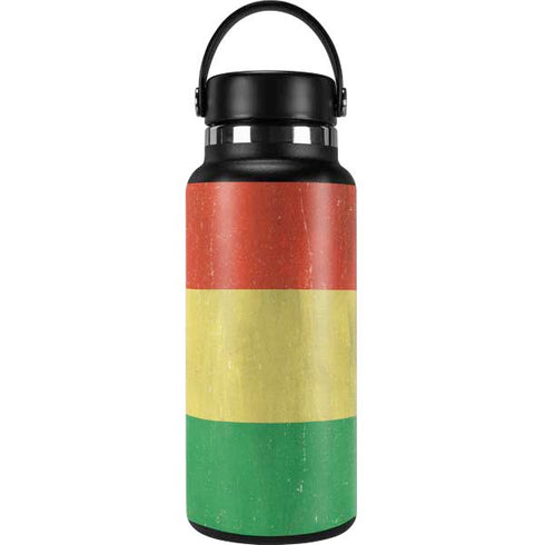 Bolivia Flag Distressed Hydro Flask 32oz Wide Mouth Skin